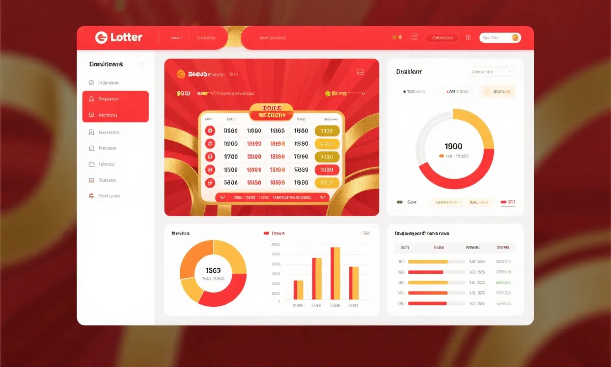 开奖数据看板示意图